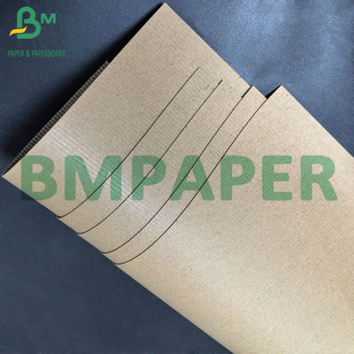 প্যাকিং বক্সের জন্য 1 মিমি ই এফ ফ্লুট অ-আচ্ছাদিত বাদামী কর্গ্রেটেড বোর্ড