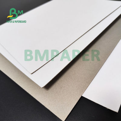 900g 1200g লেপযুক্ত ডুপ্লেক্স বোর্ড সাদা এবং ধূসর 31.5 'x 41.5' কঠিনতা