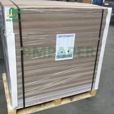 900g 1200g লেপযুক্ত ডুপ্লেক্স বোর্ড সাদা এবং ধূসর 31.5 'x 41.5' কঠিনতা