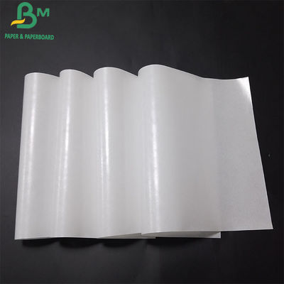 30gsm 60gsm খাদ্য গ্রেড একক পাশের চকচকে সাদা ক্রাফট কাগজ প্যাকেজিং পণ্যের জন্য