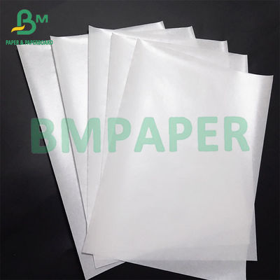 30gsm 60gsm খাদ্য গ্রেড একক পাশের চকচকে সাদা ক্রাফট কাগজ প্যাকেজিং পণ্যের জন্য