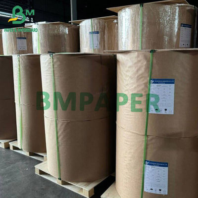 ফুড গ্রেড হোয়াইট ক্রাফ্ট পেপার রোল ব্যাগ 120g 150g মুদ্রণযোগ্য এমজি ক্রাফ্ট 787mm 1092mm প্রশস্ত
