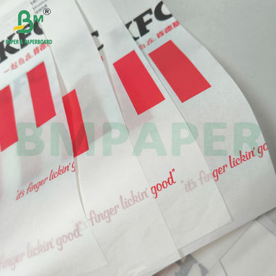 গ্রীসপ্রুফ ফুড প্যাকেজিং পেপার 35gsm 40gsm 50gsm হ্যামবার্গার স্যান্ডউইচের জন্য