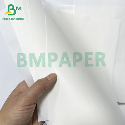 লেবেল জন্য পুনর্ব্যবহারযোগ্য 45gsm মসৃণ uncoated সাদা রিলিজ কাগজ