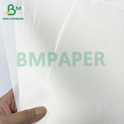 লেবেল জন্য পুনর্ব্যবহারযোগ্য 45gsm মসৃণ uncoated সাদা রিলিজ কাগজ