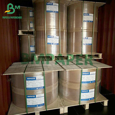 কাস্টমাইজড ভার্জিন ব্রাউন ক্রাফট পেপার রোলস 40gsm - 80gsm ফুড প্যাকেজিং পেপার