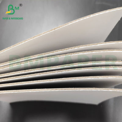 1.1 মিমি 1.2 মিমি হোয়াইট চিপবোর্ড মাঝারি ওজনের কার্ডবোর্ড শীট উভয় পক্ষের সাদা