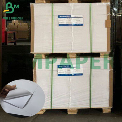 75um সাদা আঠালো পিপি স্টিকার পেপার সঙ্গে 80g লাইনার চকচকে কাগজ