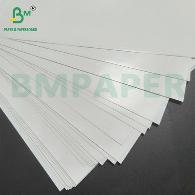 গ্লোসি লেপযুক্ত একপাশে লেবেল কাগজ 80gsm 90gsm সাদা C1S আর্ট কাগজ