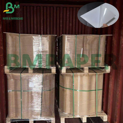 লেজার প্রিন্টিংয়ের জন্য ৮০ গ্রাম লাইনার গ্লসি পেপার সহ ৮০ মিমি সাদা আঠালো পিপি স্টিকার পেপার