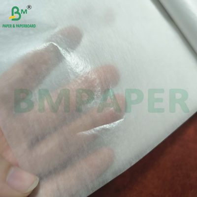 তেল প্রতিরোধের বায়ু পারমিটারি 17g - 40g সাদা স্বচ্ছ কাগজ প্যাকেজিং জন্য