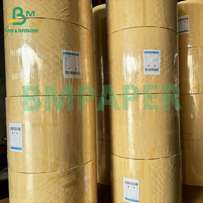 60 গ্রাম কাগজ ধুলো নেই ব্রাউন ববিন ফাইবার কোর টেপ পাইপ জন্য Kraft কাগজ