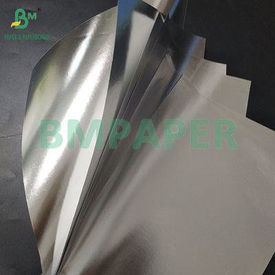 70gsm 765mm জলরোধী বিরতি প্রতিরোধী অ্যালুমিনিজড বিয়ার লেবেল কাগজ