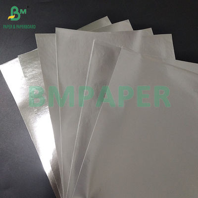 70gsm 765mm জলরোধী বিরতি প্রতিরোধী অ্যালুমিনিজড বিয়ার লেবেল কাগজ