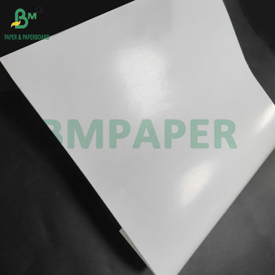 70gsm 80gsm C1S একপাশে লেবেল জন্য আবৃত কাগজ ভাল অনমনীয়তা 70cm 90cm