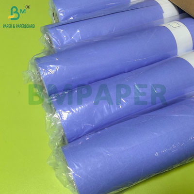 একতরফা বেগুনি প্লটটার প্রিন্টিং কাগজ 3'' কোর 80g CAD ইঞ্জিনিয়ারিং কাগজ