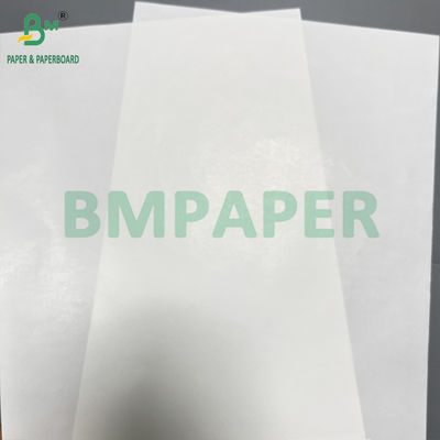 একপাশের চকচকে 62 65 জিএসএম সাদা ভিজা - লেবেল তৈরির জন্য শক্তি কাগজ রোল