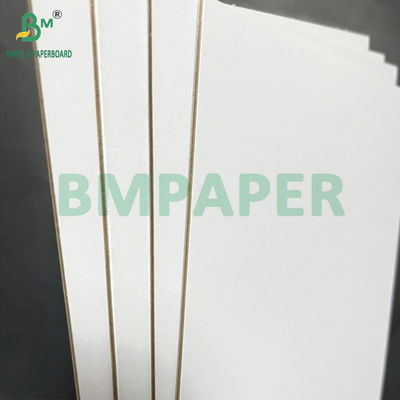 উচ্চ শক্ততা 1.2 মিমি গ্রে কোর উভয় পক্ষের সাদা পুরু বোর্ড চকচকে পৃষ্ঠ