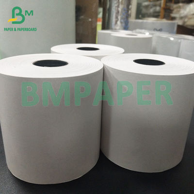48 গ্রাম 3 1/8 &quot;x 260&quot; সাদা তাপীয় প্রাপ্তি কাগজ ATM ক্রেডিট কার্ডের জন্য জাম্বো রোল