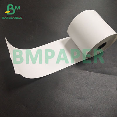 48 গ্রাম 3 1/8 &quot;x 260&quot; সাদা তাপীয় প্রাপ্তি কাগজ ATM ক্রেডিট কার্ডের জন্য জাম্বো রোল
