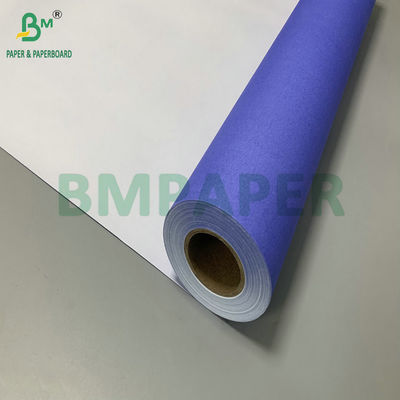 24 'X 150 ফুট একপাশের বেগুনি নীল 20 পাউন্ড ক্যাড বন্ড কাগজ রোল 2' কোর