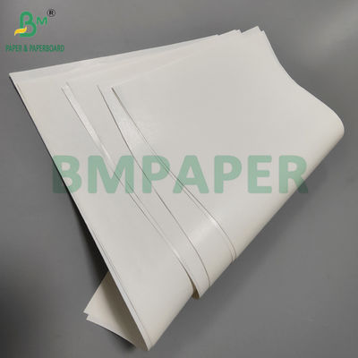 65 গ্রাম 70 গ্রাম জলরোধী সাদা বিয়ার লেবেল কাগজ 70 x 100 সেমি একপাশে চকচকে