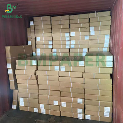 20 পাউন্ড ভাল সাদা রঙের অ-আচ্ছাদিত উজ্জ্বল প্লটার কাগজ ইঞ্জিনিয়ারিংয়ের জন্য 36 ইঞ্চি X 50 ইয়ার্ড 2&quot; কোর