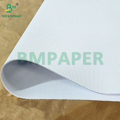 প্যাকেজ বাক্সের জন্য 2ply 3ply সাদা corrugated বোর্ড 100g + 100g + 100g ই এফ ফ্লুট