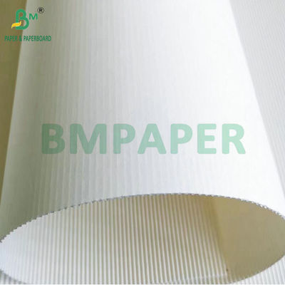 প্যাকেজ বাক্সের জন্য 2ply 3ply সাদা corrugated বোর্ড 100g + 100g + 100g ই এফ ফ্লুট