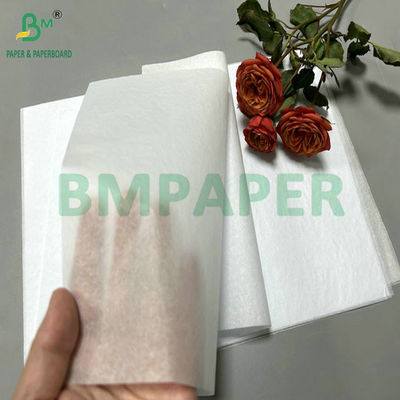 17g 20g 30 X 40 সেমি মুদ্রণযোগ্য হোয়াইট টিস্যু পেপার শীট ওয়াইন বোতল আবরণ জন্য