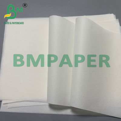 38gsm হোয়াইট গ্রাইসপ্রুফ কাগজ খাদ্য গ্রেড উচ্চ তাপমাত্রা প্রতিরোধ 80 * 110cm