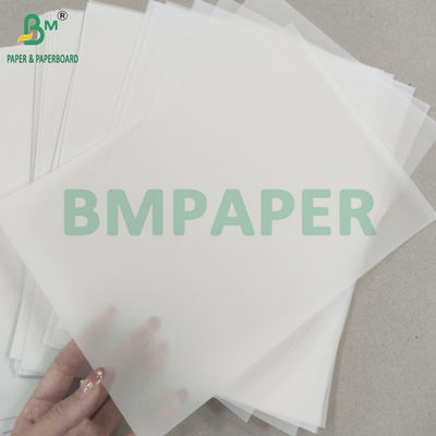 50gsm 73gsm স্ক্র্যাপবুকিংয়ের জন্য স্বচ্ছ ট্র্যাকিং পেপার ভাল দৃঢ়তা A0 A1