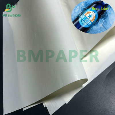 68gsm 70gsm 1100mm প্রস্থ উচ্চ ভিজা শক্তি বিয়ার বোতল লেবেল জন্য C1S কাগজ
