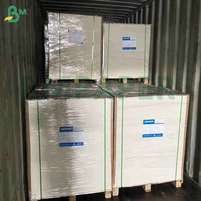 হোয়াইট 50 গ্রাম 60 গ্রাম উচ্চ শক্তি ব্যাগ খাদ্য প্যাকেজিং জন্য Kraft কাগজ