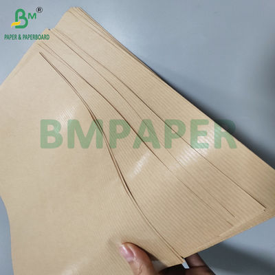 60 গ্রাম রিবেড ব্রাউন কারুশিল্প কাগজ উপহারের জন্য প্যাকেজিং অশ্রু প্রতিরোধী 70 x 100 সেমি