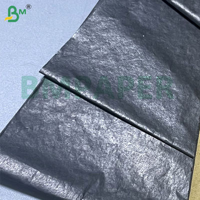 30 জিএসএম চকচকে কালো মঙ্গো সুরক্ষা ব্যাগ কাগজ একক পাশ চকচকে অভ্যন্তরীণ স্তর জন্য সানপ্রুফ ফল কভার রোল