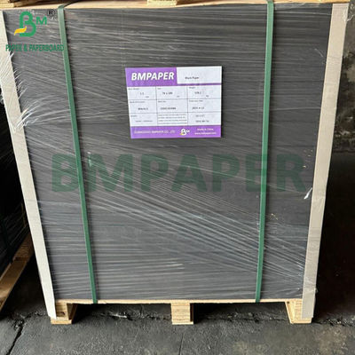 1.5mm 1200g 2mm 1600g কালো সলিড বোর্ড ডাবল সাইডস গভীর কালো 70 X 100 সেমি