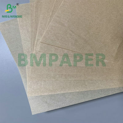 30gsm 40gsm ব্রাউন বেকিং পারগমেন্ট পেপার ডাবল সাইড সিলিকন জাম্বো রোল