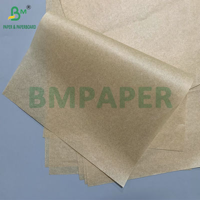 30gsm 40gsm ব্রাউন বেকিং পারগমেন্ট পেপার ডাবল সাইড সিলিকন জাম্বো রোল