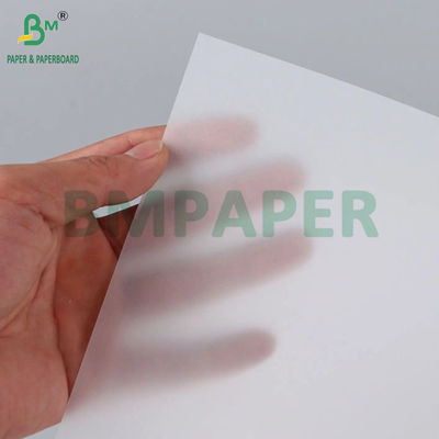 50g - 180g স্বচ্ছ সাদা ট্রেসিং কাগজ স্কেচিং অঙ্কন জন্য 70 x 100cm