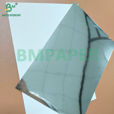 400gsm 425gsm সিলভার মিরর কার্ডস্টক প্যাকিং বক্সের জন্য চকচকে ধাতব কাগজ