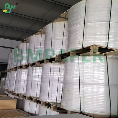 কার্বনহীন স্ব কপি কাগজ রোল 60gsm সাদা সিবি রঙিন সিএফবি সিএফ 594mm
