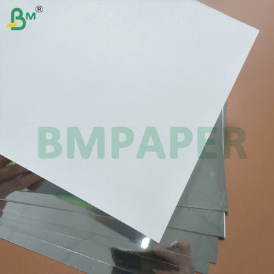 সিলভার ধাতব কাগজ শীট 300gsm সিলভার ফয়েল আয়না কার্ডবোর্ডের জন্য কার্ড তৈরি