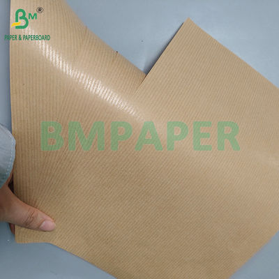 কফি পেপার ব্যাগ তৈরির জন্য 60 গ্রাম এমজি ব্রাউন স্ট্রিপড ক্রাফ্ট পেপার