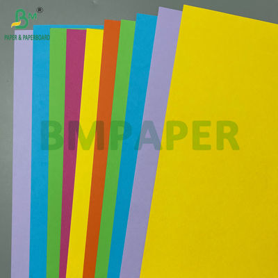 150GSM 180GSM 230GSM অফসেট প্রিন্টিংয়ের জন্য উভয় পক্ষের রঙিন uncoated Bristol কাগজ