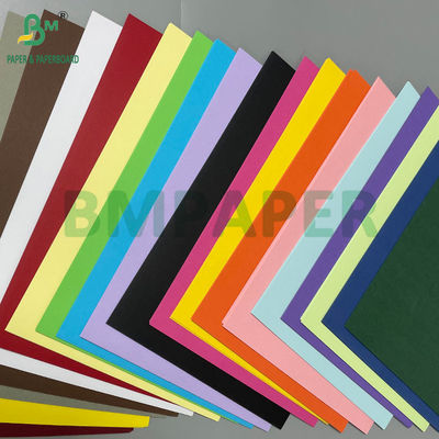 150GSM 180GSM 230GSM অফসেট প্রিন্টিংয়ের জন্য উভয় পক্ষের রঙিন uncoated Bristol কাগজ