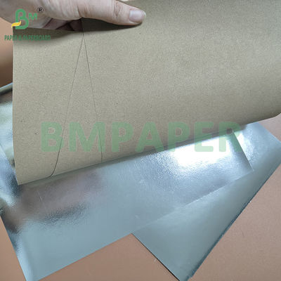 116gsm 145gsm Sliver Coated Kraft Paper for making Insulated outer packaging স্লিভার কোটেড ক্রাফট পেপার ইনসুলেটেড আউটর প্যাকেজিং এর জন্য