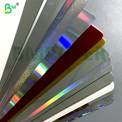 240gsm 250gsm ধাতব চকচকে ভাঁজ প্রতিরোধের রঙিন উপহার বাক্সের জন্য ধাতব স্বর্ণ / রৌপ্য কার্ড বিলাসবহুল প্যাকিং