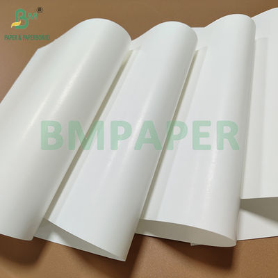 পানীয় প্যাকেজিংয়ের জন্য 75gsm 80gsm সাদা একপাশের চকচকে ভিজা শক্তির কাগজ