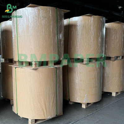 পানীয় প্যাকেজিংয়ের জন্য 75gsm 80gsm সাদা একপাশের চকচকে ভিজা শক্তির কাগজ